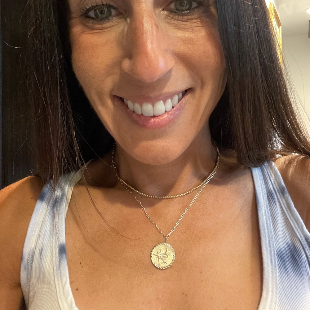 Brand new Gold plated trendy necklace